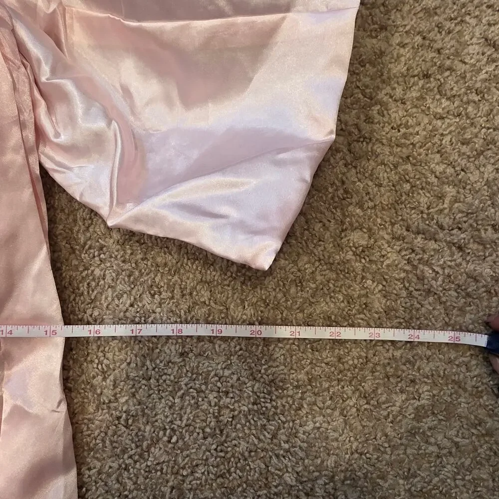 Big light pink satin bow